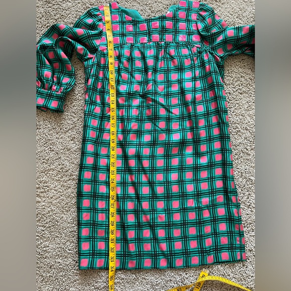Manoush Arty Tartan SILK shift dress - Picture 2 of 15
